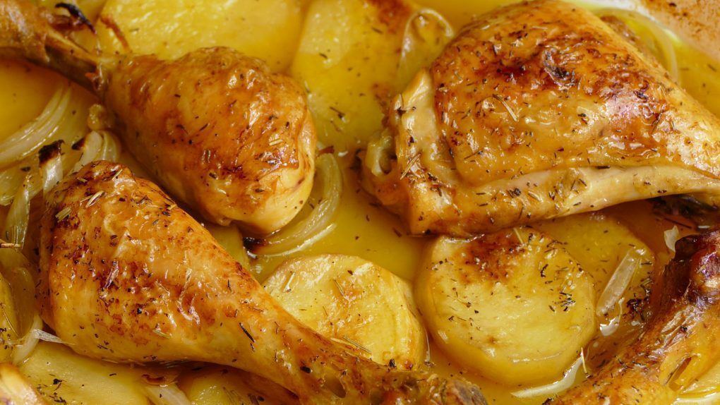 Pollo al Horno con Patatas